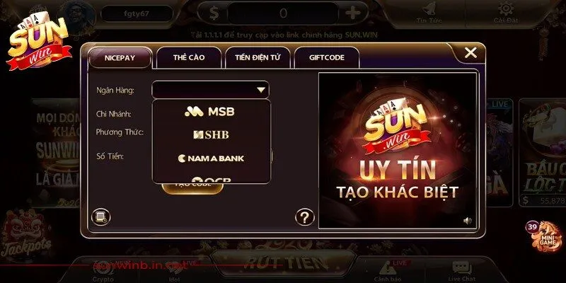 Chuyển khoản ngân hàng được chọn lựa bởi thao tác đơn giản và nhanh chóng