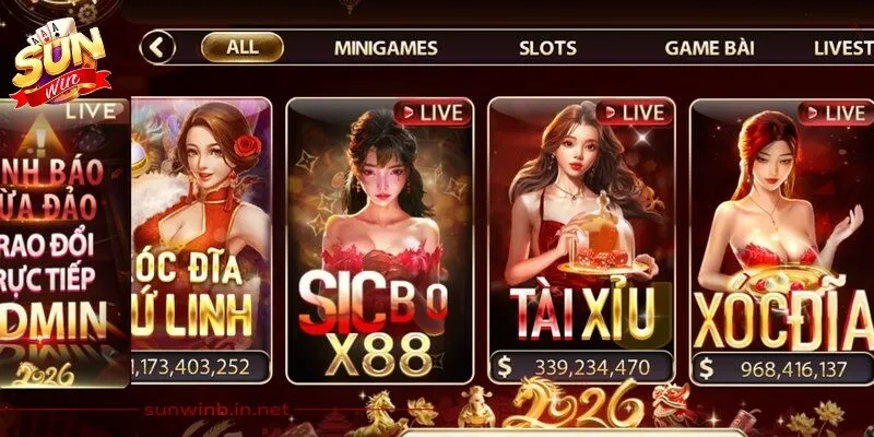 Tài xỉu Sunwin tựa game quen thuộc dựa trên kết quả của ba viên xúc xắc
